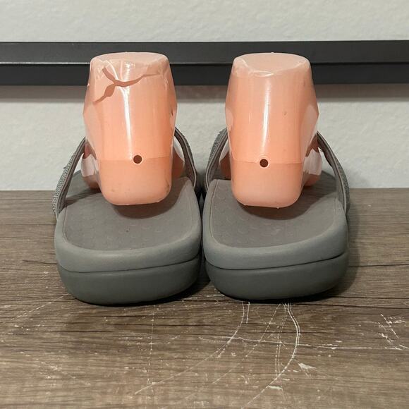 Vionic Tide Sequins Women’s Comfort Sandals Flip-Flops Shoes Size 11 Gray - Picture 4 of 8